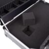 Aluminium Dubbellaags koffer met Plukschuim - Afbeelding 4