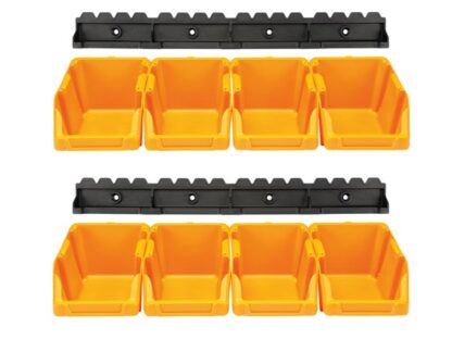 SET MAGAZIJNBAKKEN - 8 st. - 103 x 165 x 75 mm - GEEL
