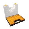 PLASTIC SORTEERDOOS MET UITNEEMBARE VAKKEN - 420 x 335 x 65 mm - Afbeelding 2