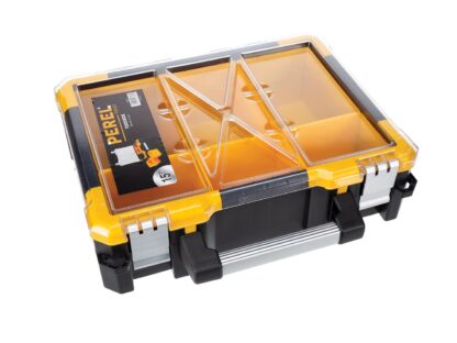 PLASTIC OPBERGKOFFER MET VERWIJDERBARE BAKJES - 380 x 340 x 110 mm - Afbeelding 2